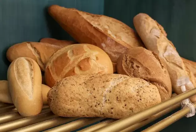 Barras y panes artesanos elaborados tradicionalmente